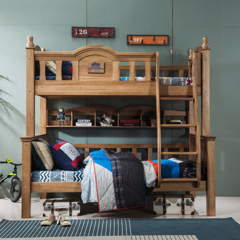 金多喜 全实木儿童床双层床儿童上下床高低床母子床上下铺子母床