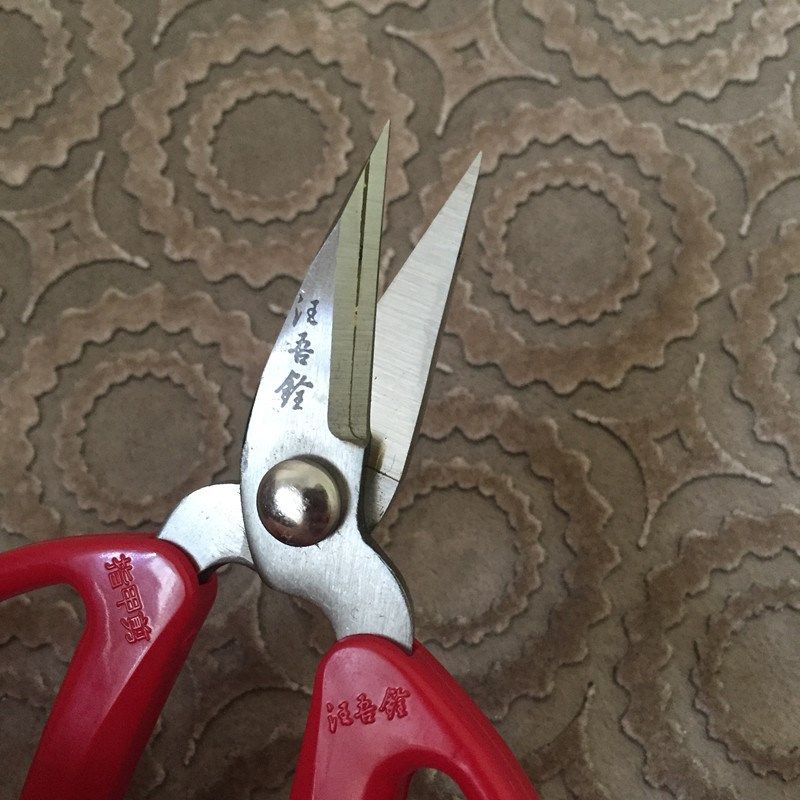 汪吾铨锋钢指甲剪尖头大号修甲剪刀脚趾甲剪子铜丝铁剪老人指甲剪
