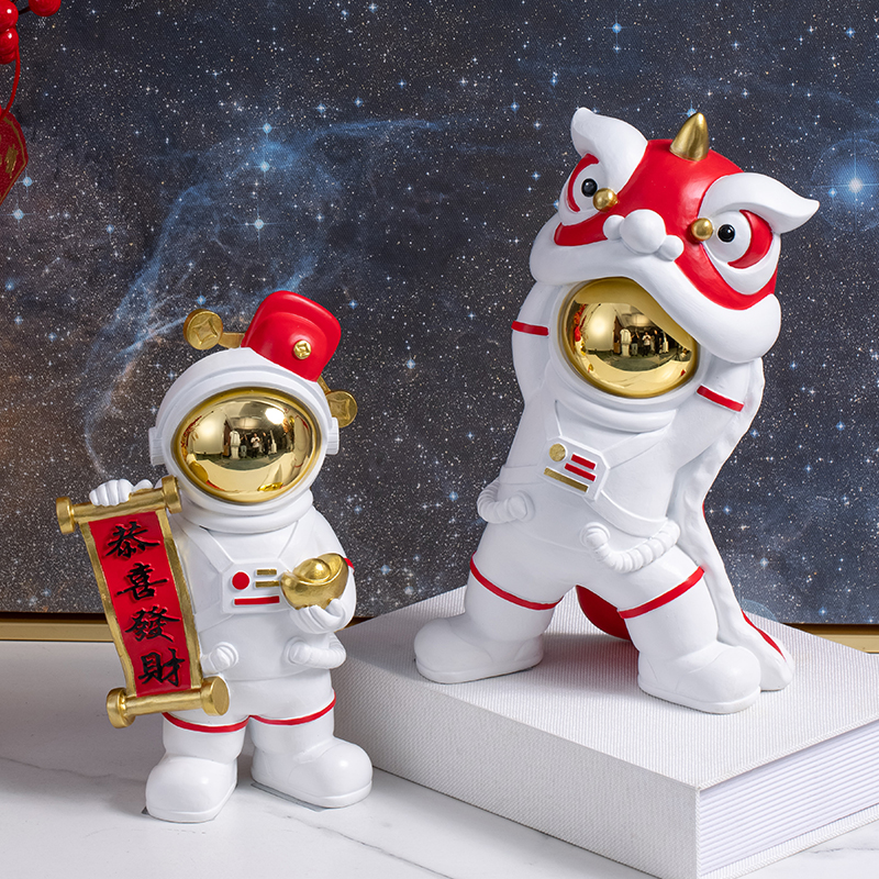 宇航员摆件酒店办公室桌面客厅家居装饰太空人春节新年礼物