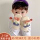 宝宝手套冬季 保暖小孩秋冬天儿童可爱挂脖手套幼儿园 女童男童薄款