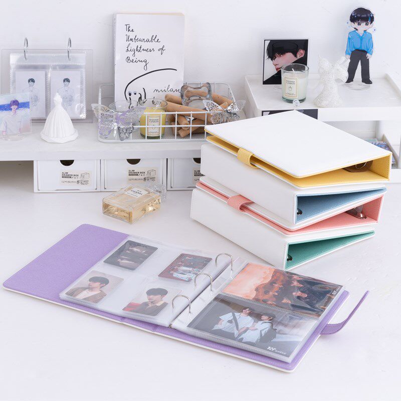 a5卡册追星定制活页内页3寸4寸小卡6寸明信收纳册集卡册六寸相册