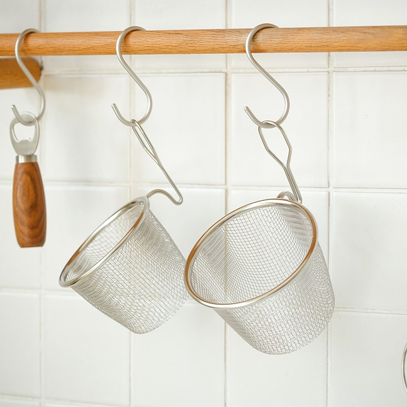 肆月 304不锈钢漏勺家用厨房过滤网煮面漏网捞面滤网火锅捞勺笊篱