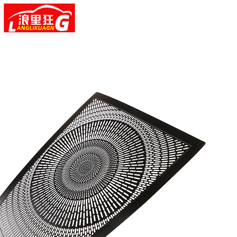 适用于09-14款宝马7系高音喇叭网麦克风盖F02 730li740li内饰改装