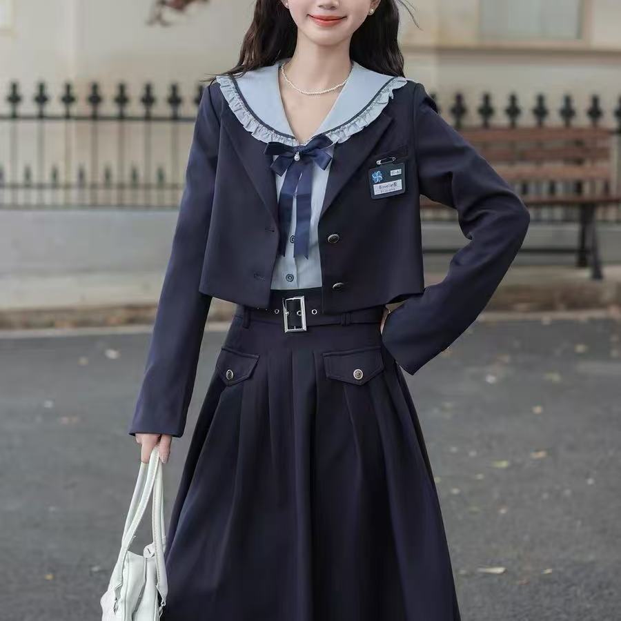少女学院风JK制服套装裙2