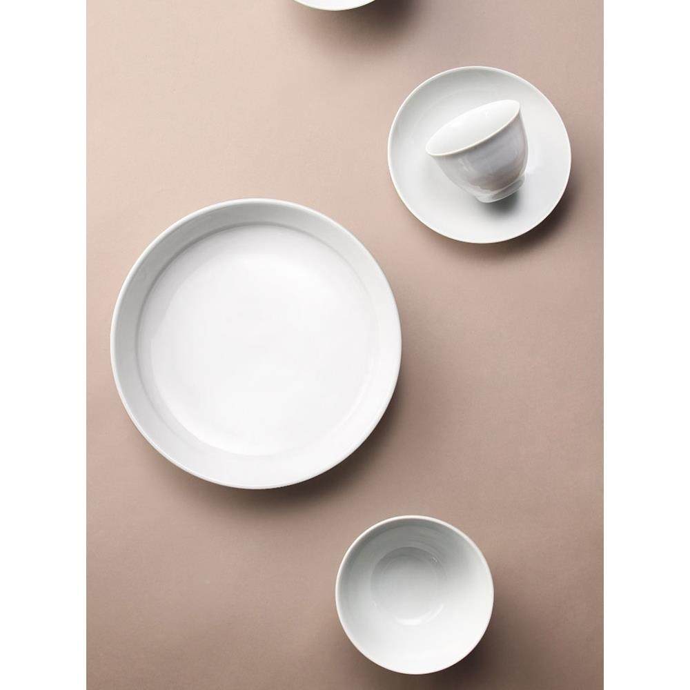 日式手工陶瓷具餐景德镇白瓷家米饭子碗用汤碗CJR0417面碗菜盘碟