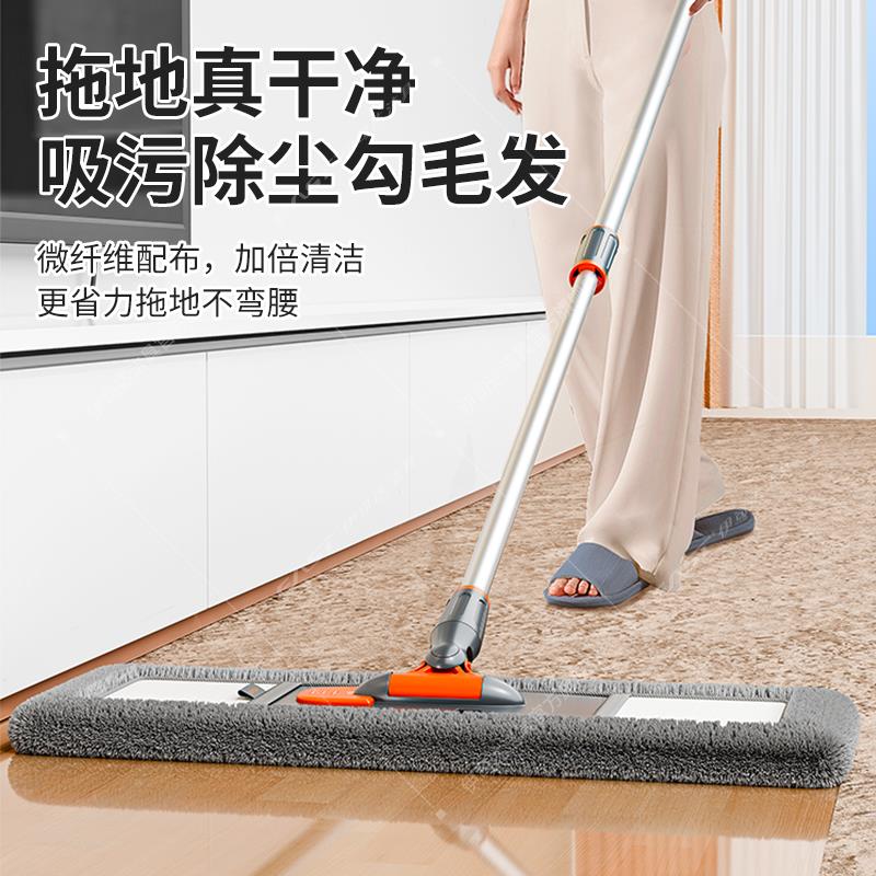 伊司达免手洗平板East\/伊拖家用瓷砖地净一把拖旋转懒拖地器地拖