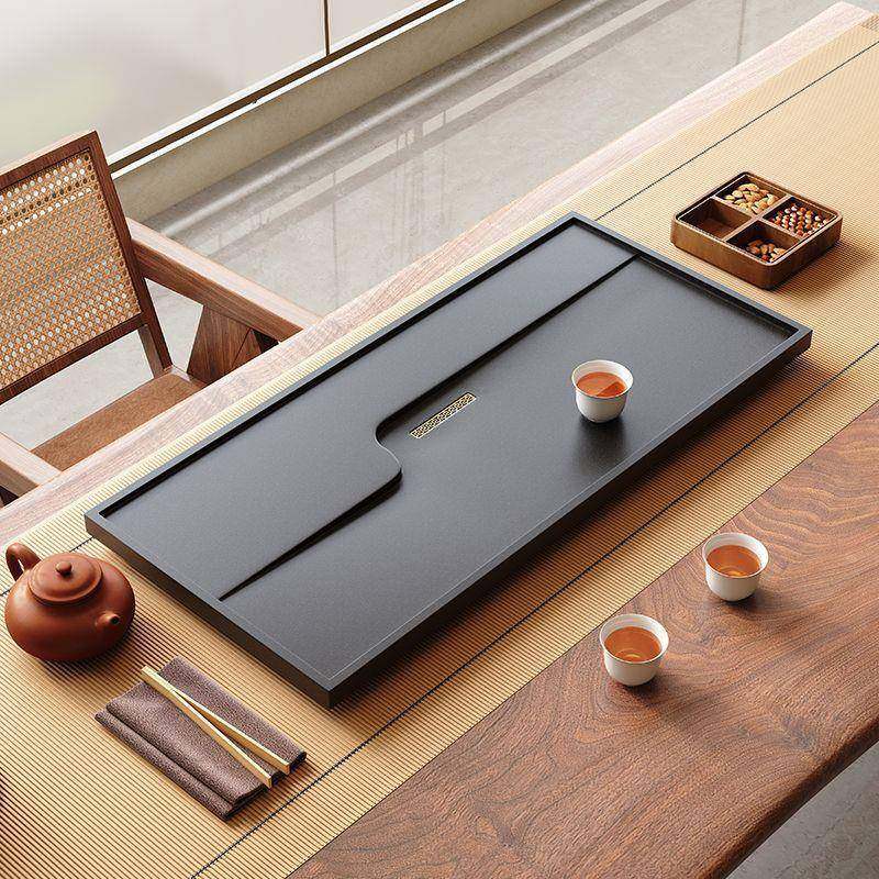 乌金型石盘家用办简约桌面款嵌公茶入10068187式茶盘带排水茶托盘,餐饮具,茶盘,淘宝优惠券,粉丝福利购,淘宝优惠卷