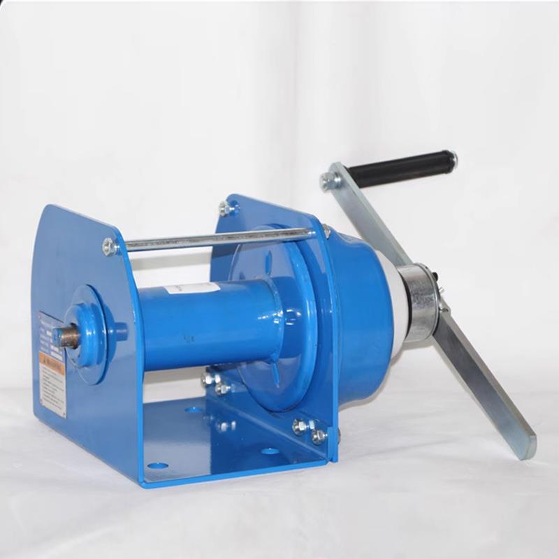 手摇绞盘1t23t3t双向自锁摇式重型绞车10mm200m40m工业自锁手绞盘