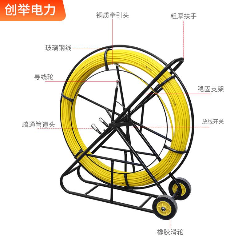 电电气玻钢穿线器穿器电缆工光缆璃疏通NIV引线穿孔器放线器牵引