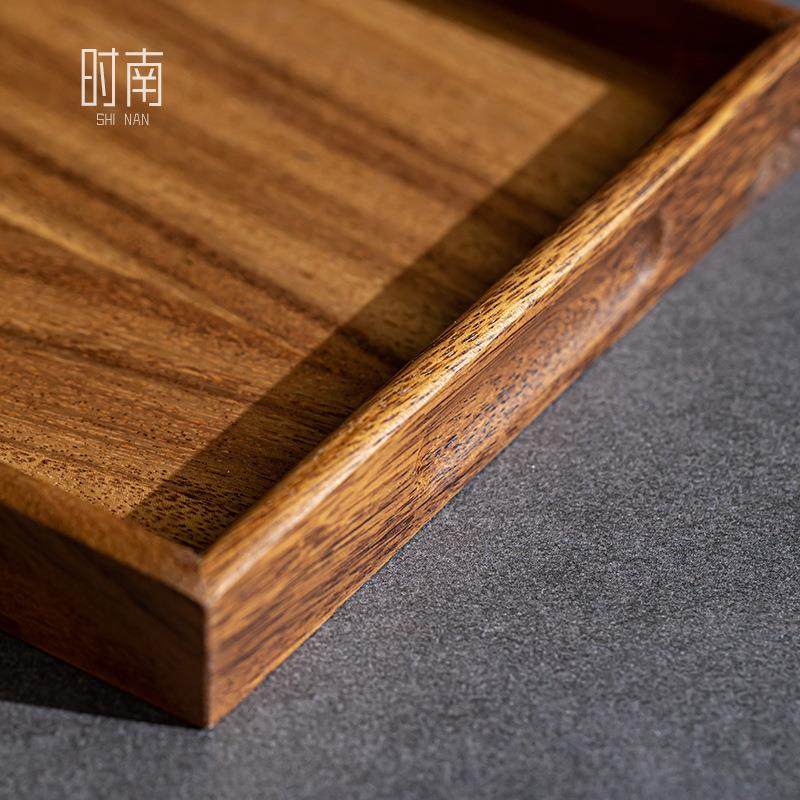 胡木茶桃长形托盘木质家用茶杯茶盘盘南美胡桃下午方茶点心盘糕点,餐饮具,茶盘,淘宝优惠券,粉丝福利购,淘宝优惠卷