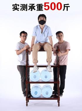 式美书架实木11119客收厅纳架置物架展示架架复古书报架储物中古