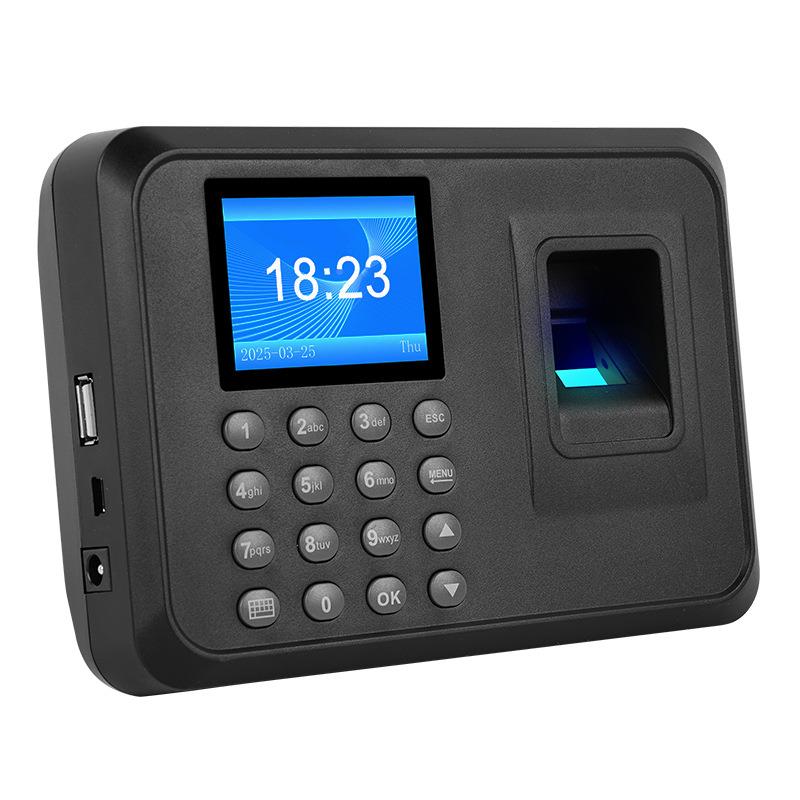 上DP10指纹考勤机打卡机单0版员工班中英文考勤机可选30机种无品