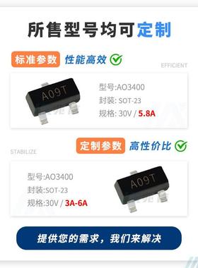 原装直销MOSSI2300元低ZKG压沟道场效应管管3A大芯片器件贴片SNOT