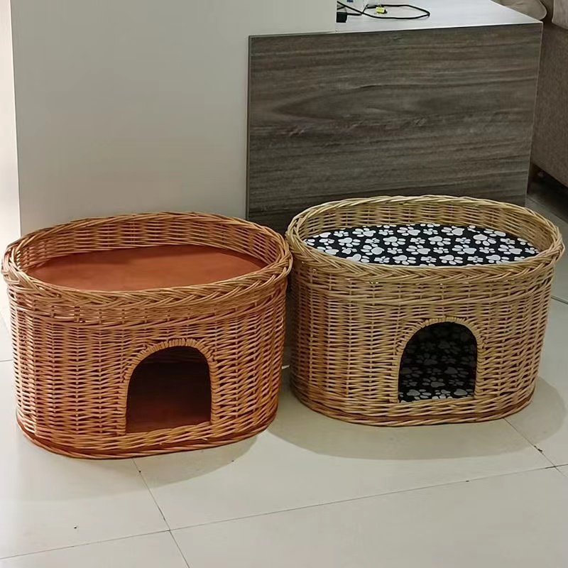 藤编猫窝猫屋猫房子猫别墅夏季四季通用封闭可拆狗猫笼子猫咪窝舍,宠物/宠物食品及用品,猫窝/屋/帐篷/沙发,淘宝优惠券,粉丝福利购,淘宝优惠卷