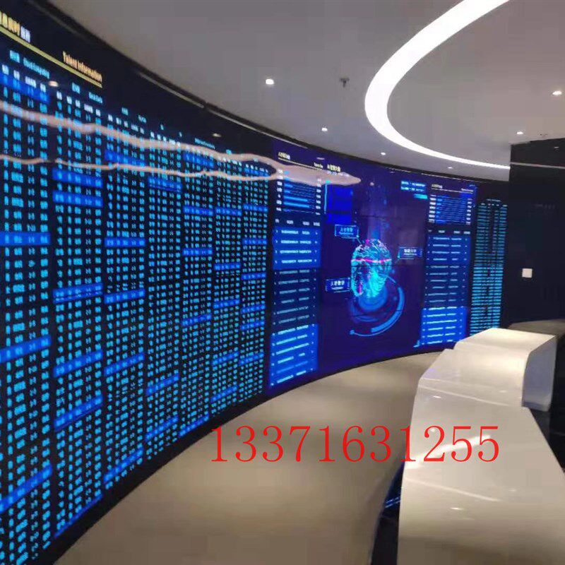 55寸OLED液晶拼接屏柔性超薄窄边高清显示屏商场4K电视墙弧形展示