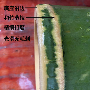 新鲜竹筒杯定制竹子杯奶茶冰淇淋竹筒杯蒸饭竹筒粽子模具商用竹杯