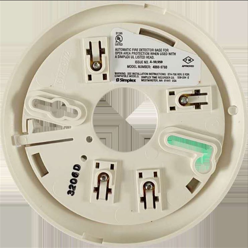 普通烟感底座4098-9788新普利安斯普通底座非编码4098-9788
