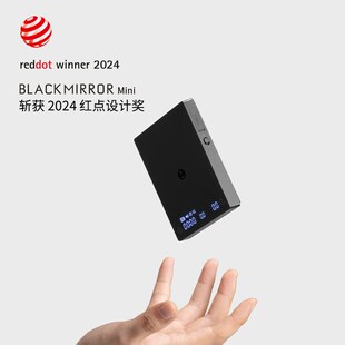 泰摩 黑镜MINI咖啡电子秤迷你智能称重 意式咖啡手冲电子称带流速