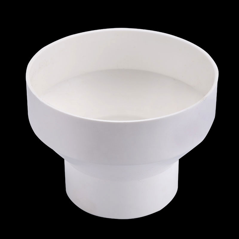 烟管变径圈塑料PVC大小头直接110/100通风排气管转换接头200 150