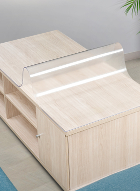 茶几桌垫轻奢高级感pvc透明软玻璃桌布隔热垫耐高温防油防水晶板