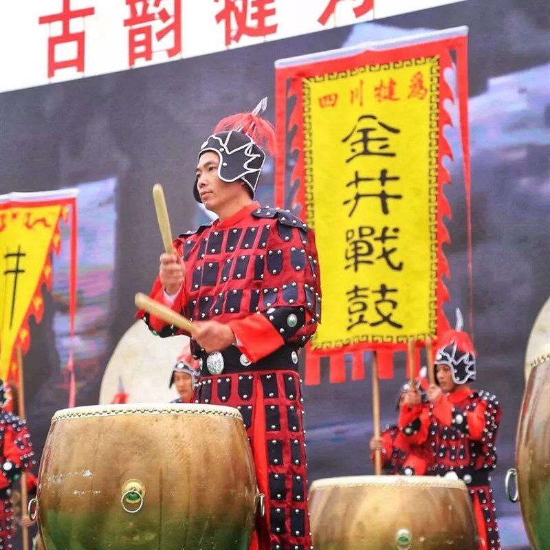 高档影视戏剧民族三国将军铠甲古装盔甲汉服士兵cos战甲服舞台服