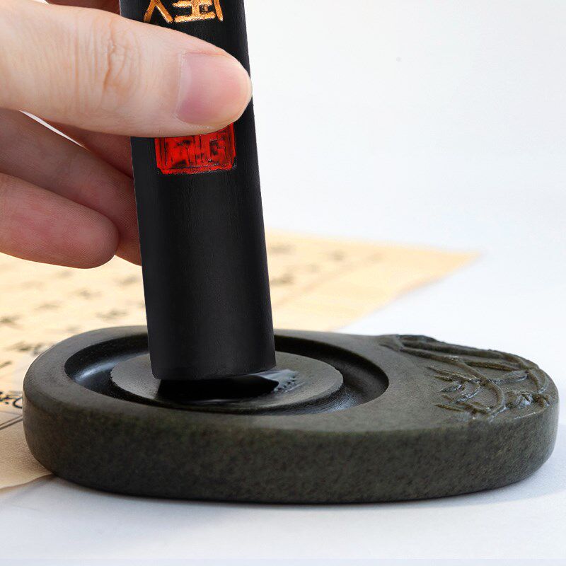 徽墨兰烟老胡开文圆柱油烟锭书法墨条书法专用徽墨墨条创作文房四