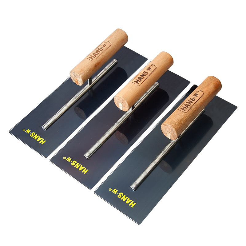 汉斯 抹泥刀 推刀 镘刀 环氧地坪漆镘刀 批刀 刮板带齿抹泥板刮刀