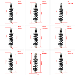 折叠滑板车电动迷你改装弹簧小减震后避震器希洛普Q8电动汽油通用