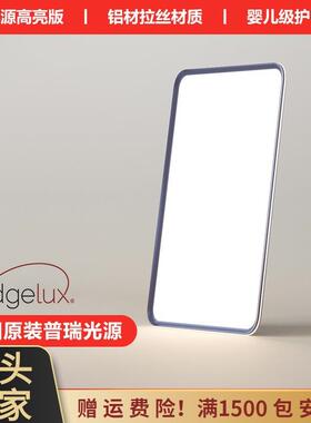 高亮双普瑞光源芯片LED铝材拉丝客厅卧室吸顶灯现代极简中山灯具