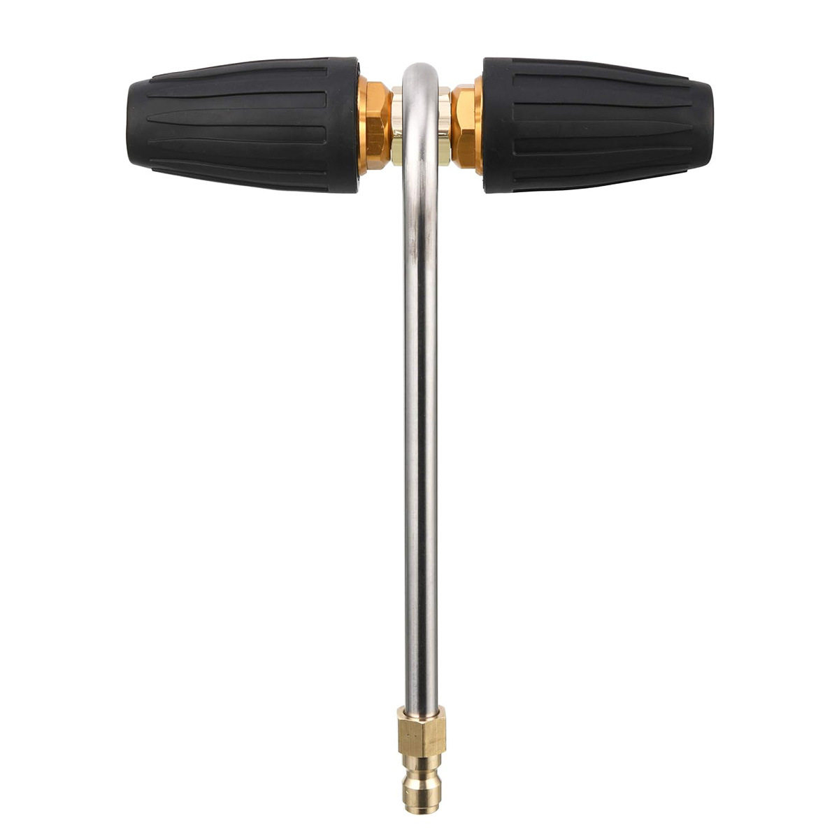排水管清洁器套件2个旋转涡轮喷嘴 1/4 英寸快速连接头 3300PSI