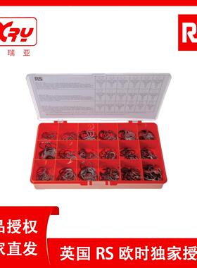 欧时电子RSPRO钢卡簧套装278-376450件套卡簧卡箍垫圈