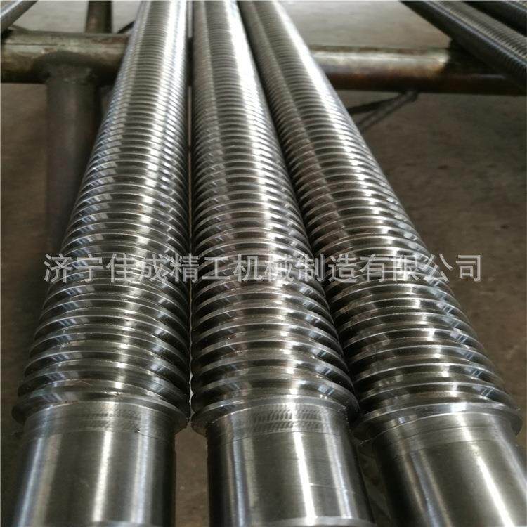 Tr80规格梯形丝杆加工45#钢大型丝杆左右旋丝杆生产