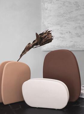 北欧厅陶瓷VYS花瓶摆件艺术几何插客花家居创摆件意软装饰品花瓶