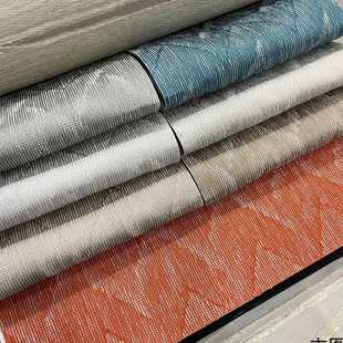 门幅280cm定宽波折水波纹色织仿真丝提花窗帘布