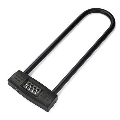 中长梁玻璃门密码锁挂锁U型推拉门加长大门锁YF20708