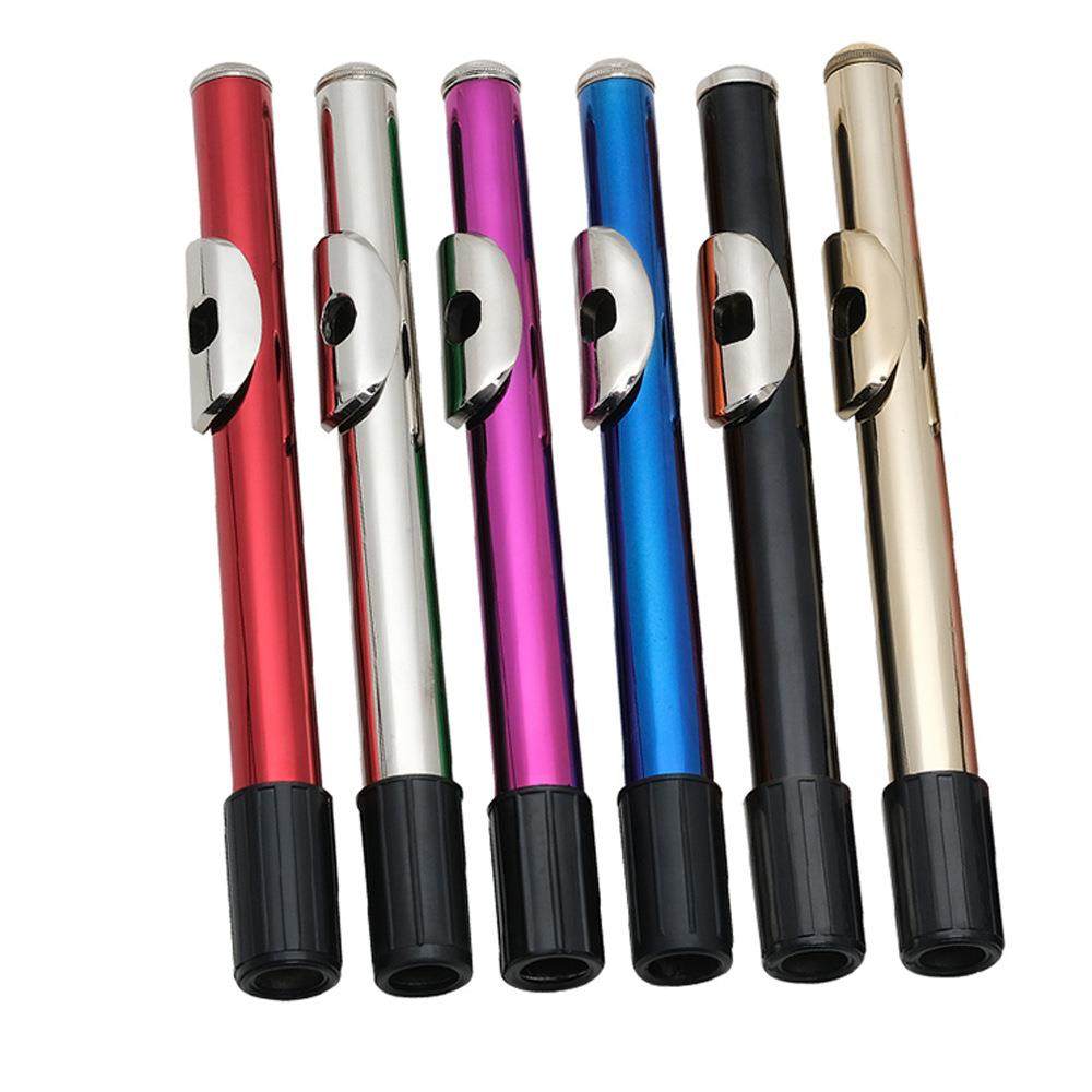 彩色16孔C调长笛笛头白铜镀镍长笛金属笛子吹管木管乐器配件