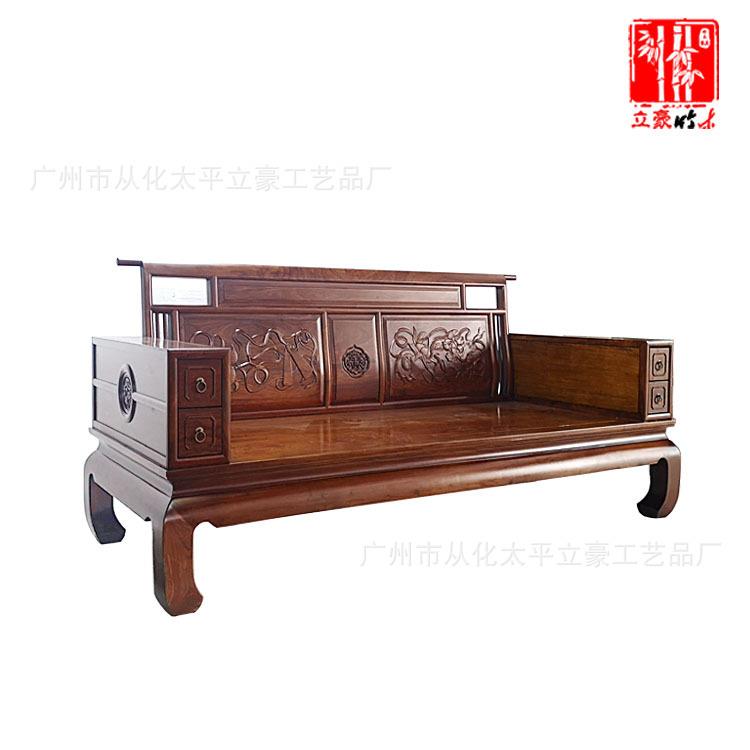广州立豪竹木家具全竹家具新中式沙发竹制沙发客厅木制沙发罗汉床