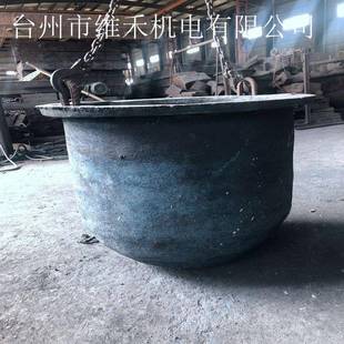 熔炉炼铜铝锡银等大口径生铁锅坩埚销售翻砂铸造生铁铸件