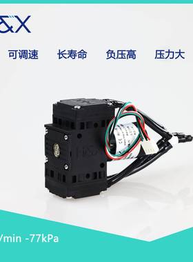 1~10L/min可调速微型隔膜泵微型真空泵微型气泵气体传输烟气采样