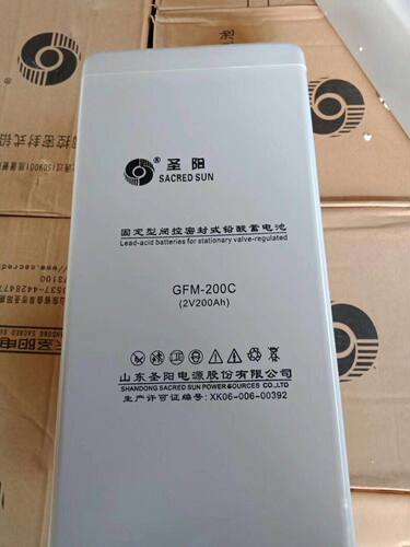 圣阳蓄电池2V200AH圣阳GFM-200CEPS直流屏2V电厂直流系统