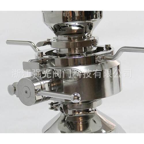 卫生级aß阀，AB阀，分体式蝶阀，密闭式粉体转运阀，不锈钢 无菌