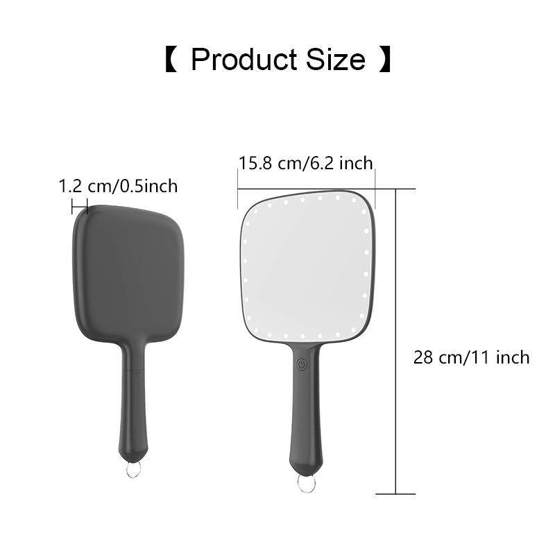 新款手柄镜子创意挂墙风格轻奢LED化妆镜带灯热销手持镜子,机械设备,其他机械设备,淘宝优惠券,粉丝福利购,淘宝优惠卷