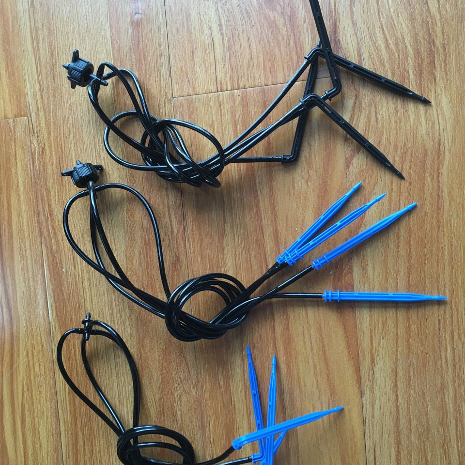自动浇花盆栽一出四果园花卉滴箭设备滴灌浇水稳流大棚滴头毛管