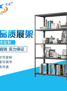 黑色货架家用置物架多层阳台落地货物储物铁架子小收纳仓库展示架