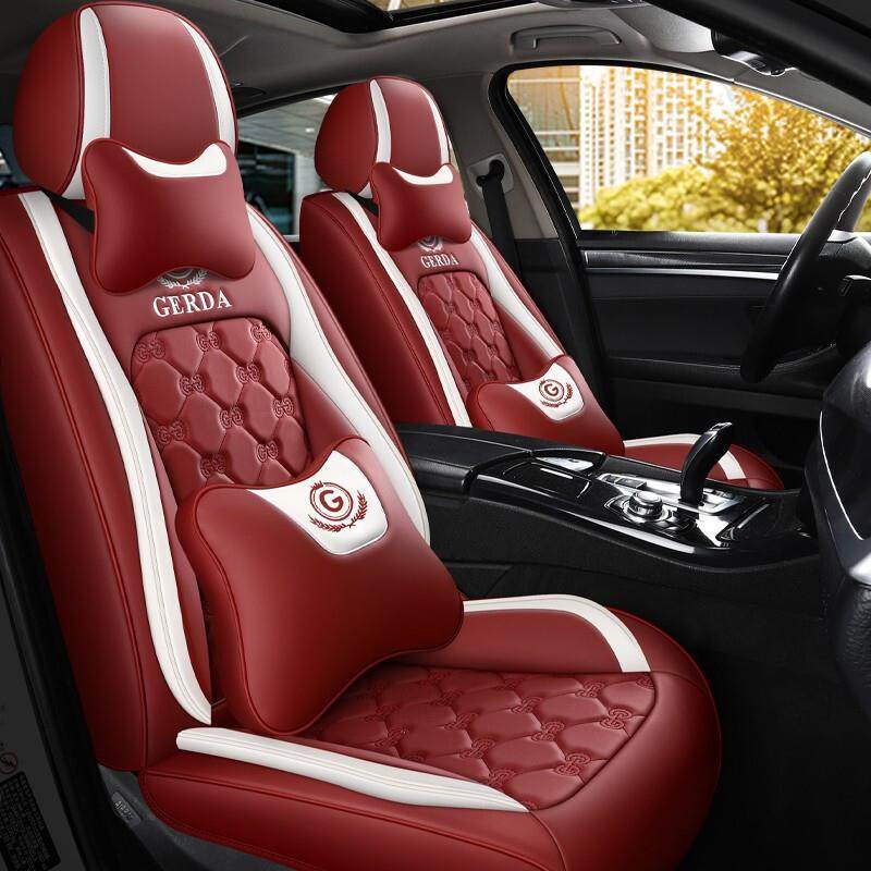 新款透气全包网红四季纳帕皮汽车座套北汽X25绅宝X35昌河Q35幻速S