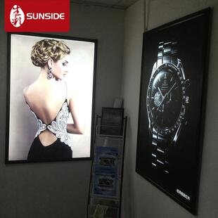 深圳供应写真喷绘背喷超薄灯片高清户内灯片写真防水灯片