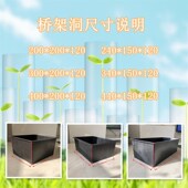 PVC一次性桥架预埋方盒套管套筒方形通风双排水管预留洞口模具