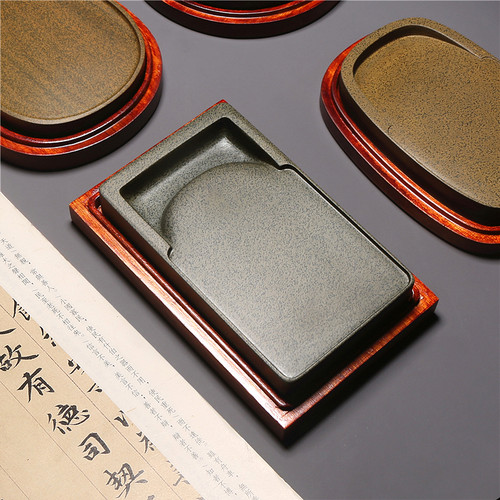 国家非遗《宋坑鱼子砚》精品老宋坑砚台歙砚天然原石书法绘画收藏