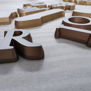 正发光单面发光迷你发光字招牌广告字