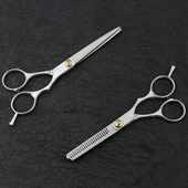 5.5寸低档理发分体剪刀平剪刘海剪牙剪打薄剪居家日用美发工具